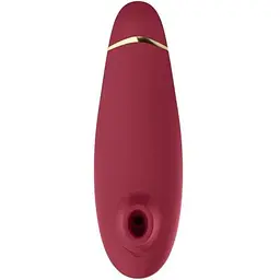 Вакуумний кліторальний стимулятор Womanizer Premium 2 Bordeaux - мініатюра 2