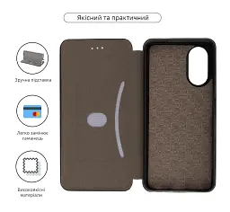 Чохол-книжка ArmorStandart G-Case для ZTE Blade A34 Black - мініатюра 3