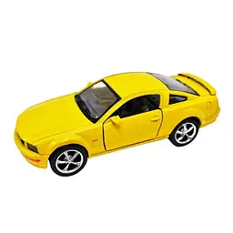 Инерционная машинка FORD MUSTANG GT Kinsmart 1:42 Желтый