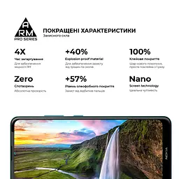 Захисне скло на Nokia 2.4 з олеофобним покриттям, Pro, повне проклеювання, антистатичний і пиловідштовхуючий шар, 9H, самоклеючеся, 2.5D, на весь екран, антистатичний клей, ArmorStandart (ARM59579) - мініатюра 4