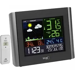 Метеостанція з WiFi і радіодатчиком TFA View Meteo 35800001 - мініатюра 2