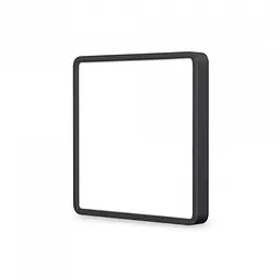 LED Світильник накладний квадрат VIDEX 24W 5000K Black - мініатюра 2