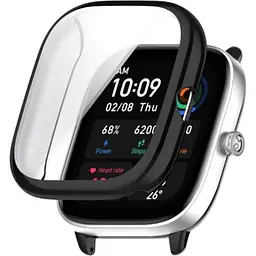 Чохол-накладка DK Silicone Face Case для Xiaomi Amazfit GTS 4 (black)