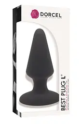 Анальна пробка Dorcel Best Plug L м'який soft-touch силікон, макс. діаметр 5,1 см - мініатюра 2