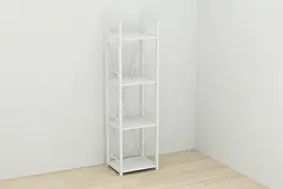 Етажерка 4/34 Ferrum-decor Серії Коннект 120x34x28 білий ДСП Білий 16мм (FRD-104277) - мініатюра 6