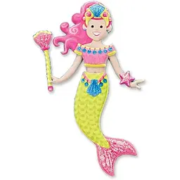 Наліпки Melissa & Doug Русалки об'ємні багаторазові (MD19413) - мініатюра 6