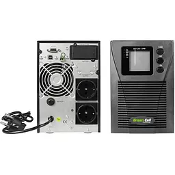 Джерело безперебійного живлення UPS Green Cell Online MPII 1000VA 900W LCD