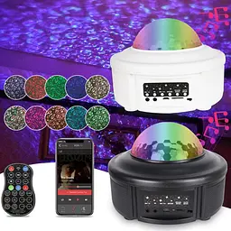 Проектор Drunkers Galaxy LED Music Starry Night Light Star Sky Чорний - мініатюра 4