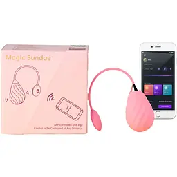 Смарт-віброяйце Magic Motion Sundae Pink - мініатюра 3