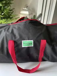 Сумка-чохол Hvoya для зберігання штучної ялинки до 2 м чорно-червоний - мініатюра 5