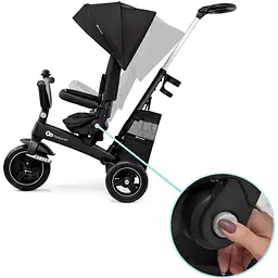 Триколісний велосипед Kinderkraft Easytwist Black (KREASY00BLK0000) - мініатюра 11