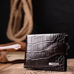 Чоловічий шкіряний затискач KARYA 11х8,2х1 см acs0023927 - мініатюра 8