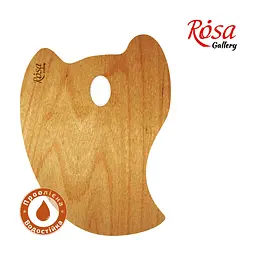 Палітра дерев'яна перчикоподібна МОДЕРН промаслена 30х40см ROSA Gallery (4820149894324)