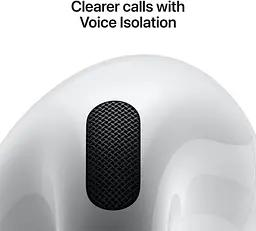 Bluetooth-гарнiтура Apple AirPods 4 (MXP63ZE/A) - мініатюра 6