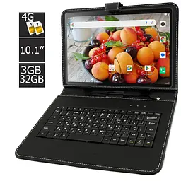 Планшет-телефон Adronix S 232 LTE 2/32 Black + Чохол-клавіатура - мініатюра 2