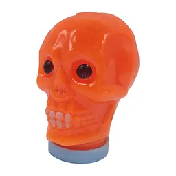 Дитячий антистрес-слайм Череп Skull Lovin 80174, 100 мл Помаранчевий