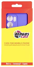 Чохол до мобільного телефона Dengos Oppo Reno13 F Case Carbon + Glass (Purple) (DG-KM-151) - мініатюра 4