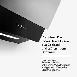 Витяжка Klarstein Verosteel Smart 60 см (10047367) - мініатюра 6