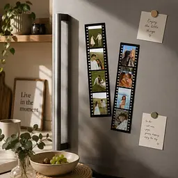 Фотомагніт індивідуальний з написом у стилі фотоплівки на 12 фото 32933 18х4 см - мініатюра 5