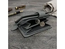 Жіночий гаманець із натуральної шкіри New Rainbow 1654 grigio Сірий 13,5x9,5 см TONY PEROTTI acs0032597 - мініатюра 5