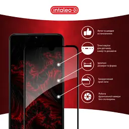 Скло захисне Intaleo Full Glue Xiaomi Redmi 14C Black (1283126598722) - мініатюра 3