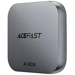 Адаптер Acefast QC2 AI Box car wireless CarPlay/Android Auto Metal gray - мініатюра 2