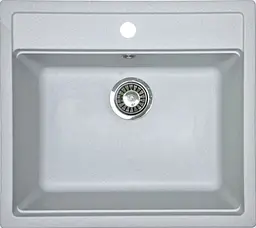 Кухонна мийка Adamant STEP світло-сіра 565x500x190 мм, без крила 56,5 см