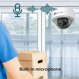IP-Камера VIGI C240-4, PoE, 4Мп, 4 мм, H265+, IP66, Turret, кольорове нічне бачення, внутрі TP-Link teh0015939 - мініатюра 8