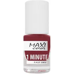 Лак для нігтів Maxi Color 1 Minute Fast Dry відтінок 052, 6 мл