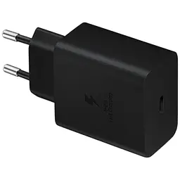 Зарядний пристрій Samsung USB-C Wall Charger with Cable USB-C 45W Black (EP-TA845XBEG)