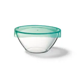 Контейнер салатник Luminarc Keep'N'Box скляний круглий з кришкою 1.1 л 17 см (P3672)