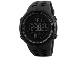 Чоловічий наручний годинник 1251 All Black Skmei acs0030834 - мініатюра 2