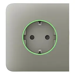 Фронтальна панель Ajax SideCover (smart) [type F] [55] ASP olive/оливкова для розумної розетки Outlet (type F) (26-00361)