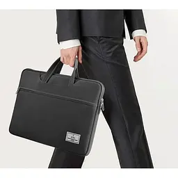 Сумка для ноутбука WiWU Vivi Laptop Handbag 15.6`/16` Black (6936686411004) [105806] - мініатюра 4