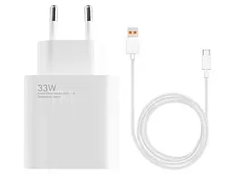 Зарядний комплект блок і кабель Xiaomi Charging Combo 33 W (BHR6039EU) - мініатюра 2