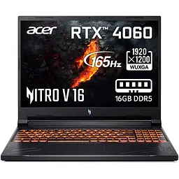 Ноутбук Ігровий Acer Nitro V16 ANV16-41-R727 5 8645HS la 5GHz,16'',IPS,16GB DDR5,512GB,4060,Без ОС