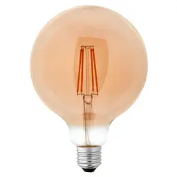 Лампочка Delux Globe G125 8Вт E27 2700К amber filament (90016726)
