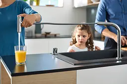 Змішувач Hansgrohe Metris Select 200 кухонний з витяжним виливом на 2 отвори Sbox 73804000 Хром - мініатюра 6