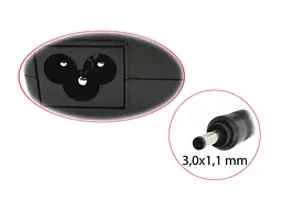 Блок живлення для Acer P3-171, P3-131, V3-371, V3-331 (19V 3.42A 65W (3.0x1.1)) High - мініатюра 2