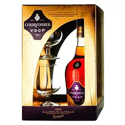 Коньяк Courvoisier VSOP, 40%, 0,7 л + 2 келихи