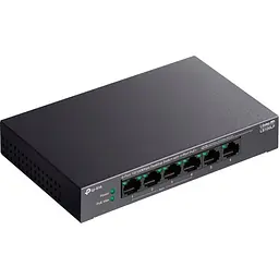 Комутатор TP-Link LiteWave LS106LP 6-Port Fast Ethernet PoE+ Black (LS106LP) - мініатюра 3