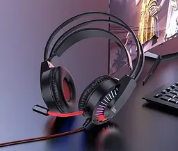 Ігрова гарнітура HOCO W105 red - мініатюра 5