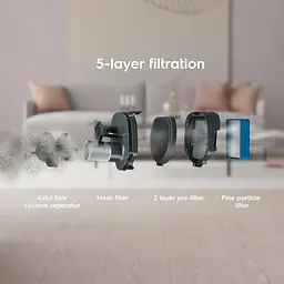 Пилосос акумуляторний 2 в 1 Electrolux ES62HB25UV 600 Cordless cleaner чорно-сірий (00000024957) - мініатюра 9