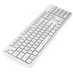 Клавіатура Vinga KB410 white - мініатюра 3