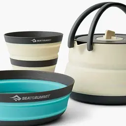 Набір посуду Sea to Summit Frontier UL Collapsible Kettle Cook Set w/Sack 1P Різнокольоровий - мініатюра 2