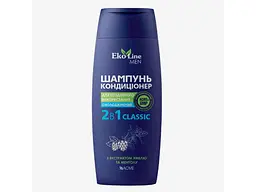 Шампунь-кондиціонер EKOLINE 400мл 2в1 MEN Classic