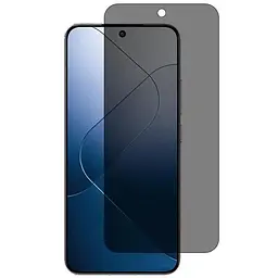 Захисне скло Epik Privacy 5D (тех.пак) для Xiaomi 15T / 15T Pro / 17T Pro / Redmi Note 15 Pro 5G Чорний