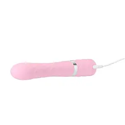 Вібратор Pillow Talk Lively Teal Розкішний із кристалом Сваровські для точки G, 24х3.7 см рожевий - мініатюра 4