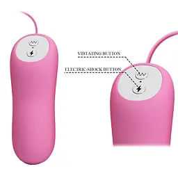Віброяйце з затискачами для сосків Pretty Love Electric Shock & Vibro-Bullets Pink - мініатюра 6