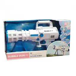 Базука для мильних бульбашок Bazooka Bubble Gun, іграшка, синя